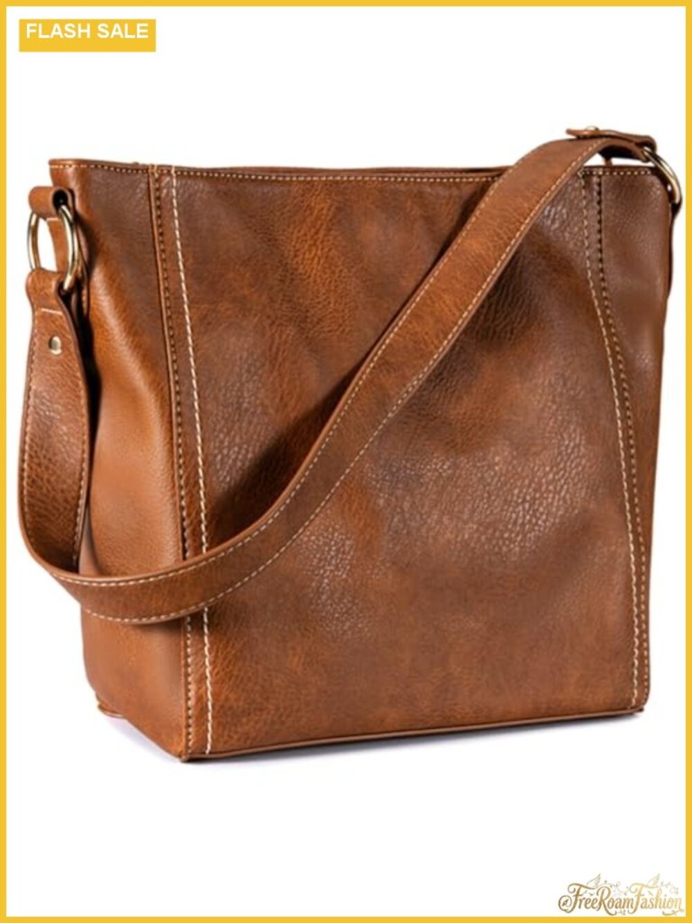 Vegan Leather Hobo Bag Soft Shoulder Purse Women Handbag